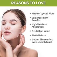Matcha Tea + Chamomile Sheet Mask by Nykaa Naturals (1 Pc) - Image 3